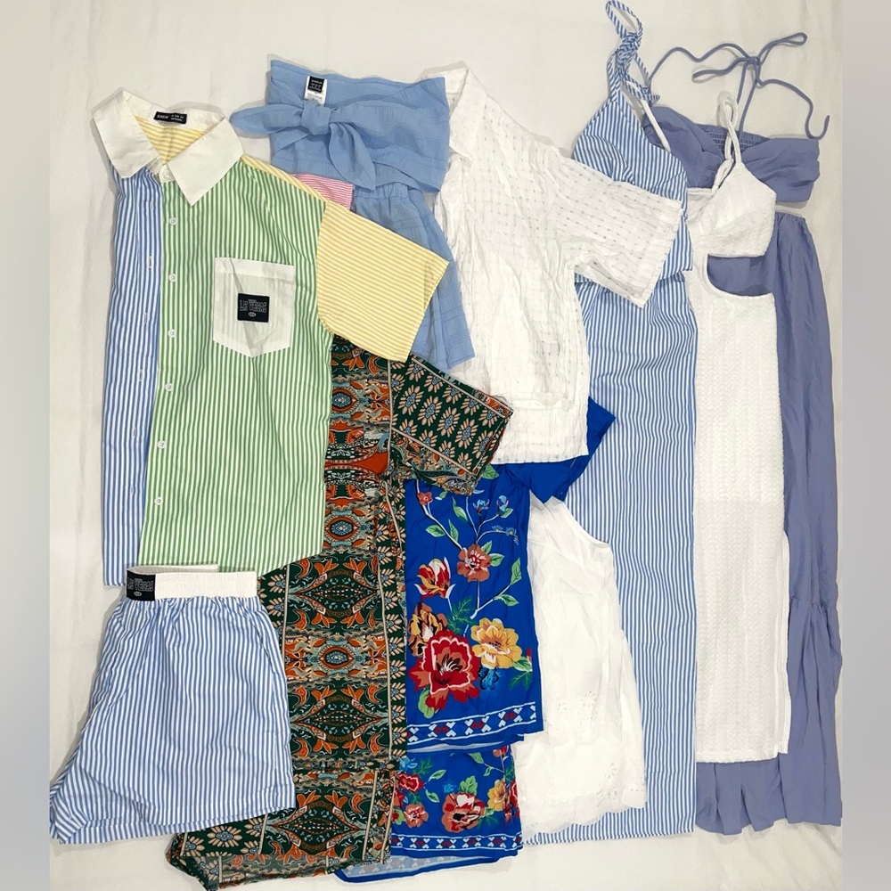 SHEIN: Size 4: 7 two-piece sets, 2 dresses
